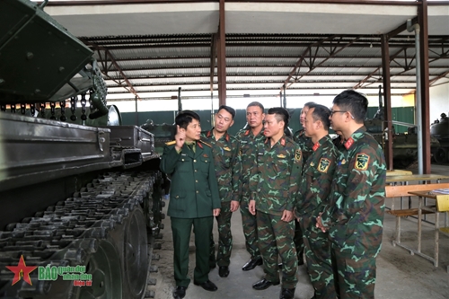 Binh chủng Tăng thiết giáp: Bế mạc tập huấn cán bộ kỹ thuật năm 2023